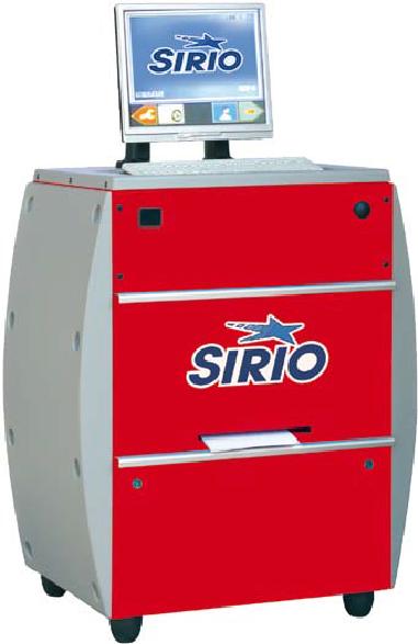 Monitor pro testování osoboních automobilů SIRIO SIRT 009/4SE,SIRT 009/SE
